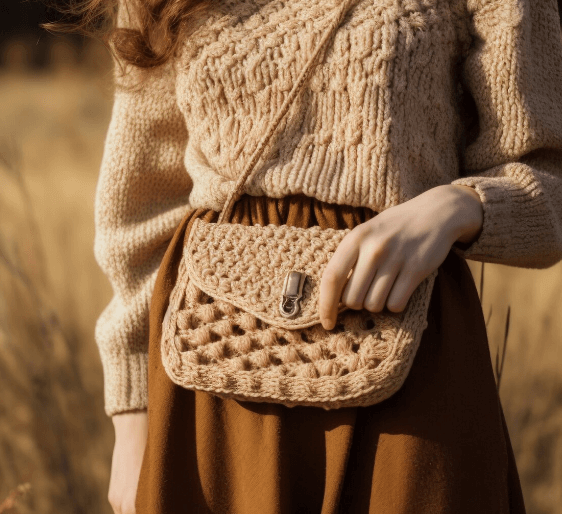 Crochet Crossbody Purse